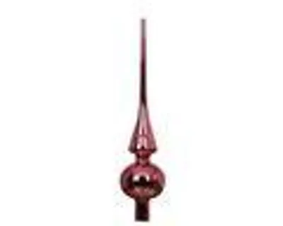 Produktbild von Christbaumspitze Glas 26cm - Blütenrosa