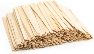 Zdjęcie produktu dla Miamex 2000 – Drewniane mieszadła do kawy – 11 cm – Jednorazowe mieszadła do gorących i zimnych napojów
