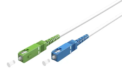 Produktbild von Glasfaserkabel (FTTH), Singlemode (OS2) White, (Simplex), 15 m