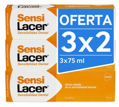 Image de LACERFRESH, gel dentaire, pack de 3 x 75 ml