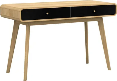 Produktbild von Schreibtisch >Janne< 2 Schubladen, in Eiche - 120x79x50cm (BxHxT)