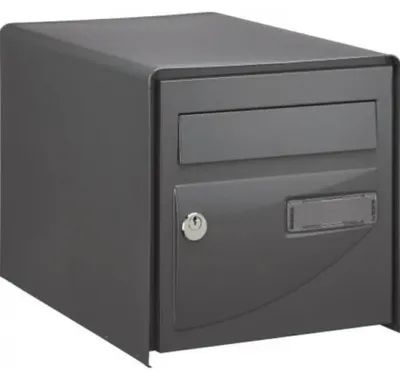 Image de Boîte à lettres Probat simple face gris RAL 7016 - DECAYEUX - 125967