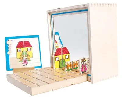 Produktbild von Beleduc Lernspiel aus Holz ToPoLoGo Visio - räumliches Denken