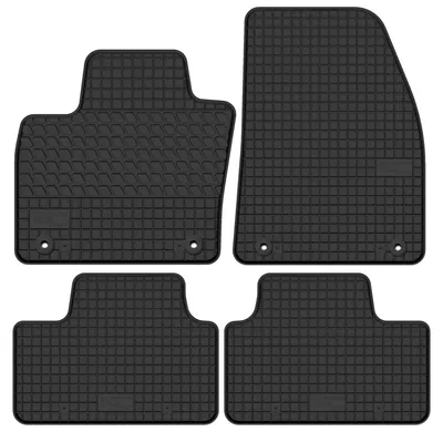 Produktbild von Gummi-Fußmatten für Volvo XC40 2017- (Crossover) – 4-tlg, Schwarz, passgenau – Wielganizator SolidTread