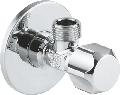 Produktbild von GROHE Sicherungstechnik - Eckventil Wandanschluss 1/2 Zoll, Abgang 1/2 Zoll