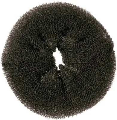 Produktbild von Comair Knotenrolle 11cm sz 12g Nest Bun padding round, black, 11 cm 12