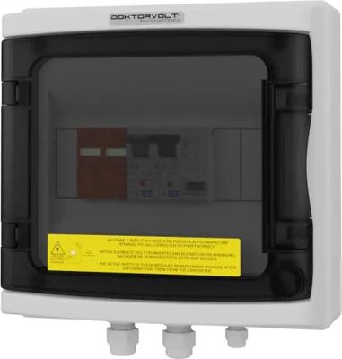 Produktbild von Solar Anschlusskasten Photovoltaik AC 16A 320V  Überspannungsschutz Typ 264 Doktorvolt 9481
