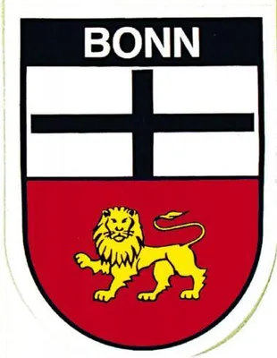 Produktbild von PVC-Aufkleber - Bonn Wappen - 301524 - Gr. ca. 6,5 x 8 cm