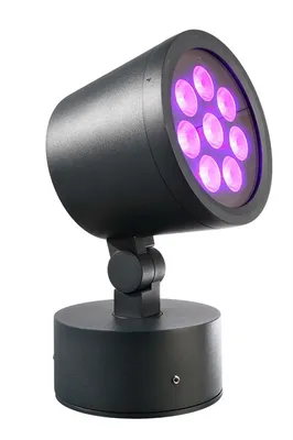 Zdjęcie produktu dla Reflektor zewnętrzny LED Colt RGBW 25 W RGB+5500 K 20° ciemnoszary z możliwością ściemniania IP65