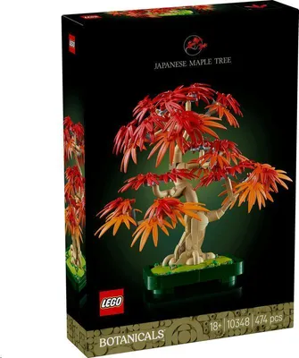 Obrázek produktu pro LEGO Botanicals Bonsaj – Japonský červený javor, Sada na stavění, 18 rok/roky, Plast, 474 kusů, 665 g