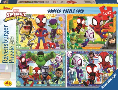 Immagine prodotto di Puzzle RAVENSBURGER Spidey e i suoi fantastici amici 4x42 pezzi