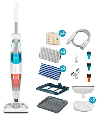 Immagine prodotto di Aspirapolvere scopa a vapore con filo 2in1 1700w bianco/blu Rowenta RY8544WH