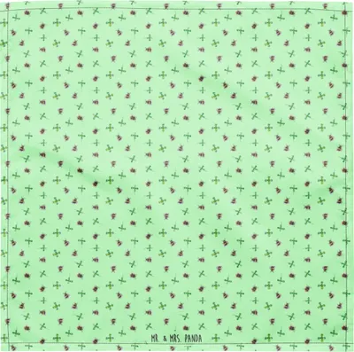 Produktbild von Mr. & Mrs. Panda Hundehalstuch Hummeln Kleeblatt S - Grün - Geschenk, Spruch Positiv, Hummel, Lustige Sprüche, Foulard, Bandana, Halstuch, Fröhlich, glücklich sein, Biene