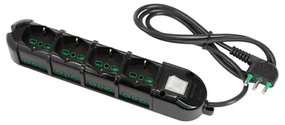 Obrázok produktu pre FANTON 481333-B Viacnásobná zásuvka s 12 zásuvkami, vrátane 4 univerzálnych zásuviek a 8 dvojzásuviek