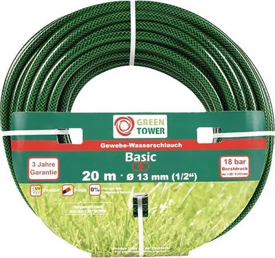 Produktbild von GREEN TOWER GT Wasserschlauch „Basic“ Schlauch Basic 1/2x20m
