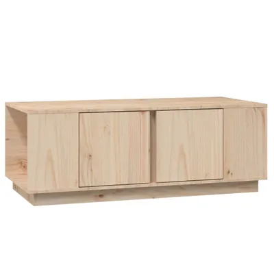 Image de vidaXL Table basse 110x50x40 cm pin massif