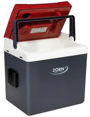 Obrázek produktu pro Zorn Cooler Z 26 LNE PX Kühlbox & Heizbox EEK: E (A - G) Thermoelektrisch 230 V, 12 V Weiß-Rot, Grau 2