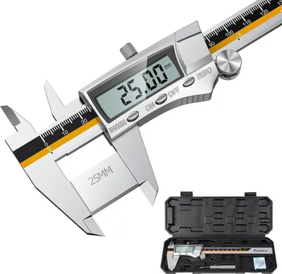Produktbild von Digitale Messschieblehre 150 mm Edelstahl IP54 wasserdicht- größeres Display