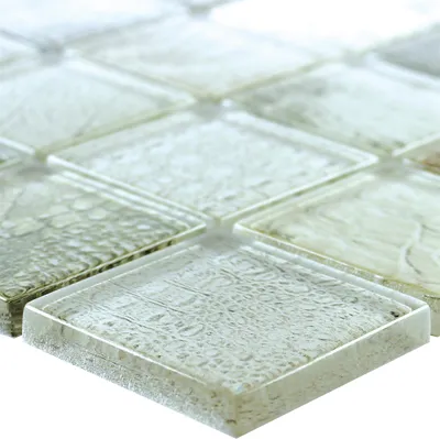 Produktbild von Glasmosaik Fliesen Python Beige