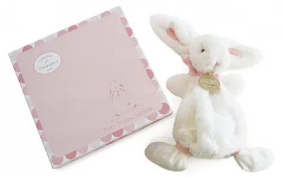 Image de Doudou et Compagnie Lapin Bonbon Doudou Cie Rose