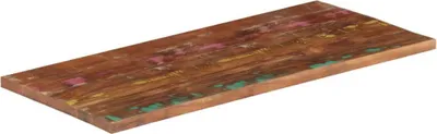 Immagine prodotto di vidaXL Piano da tavolo 100x60x2,5 cm rettangolare in legno massiccio antico