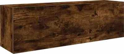 Produktbild von vidaXL Bad-Wandschrank Räuchereiche 100x25x30 cm Holzwerkstoff