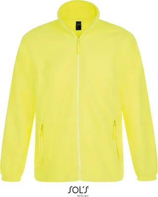 Produktbild von SOLs 55000 | Fleecejacket North / Herren Jacke bis 5XL - Farbe: Neon Yellow - Größe: L