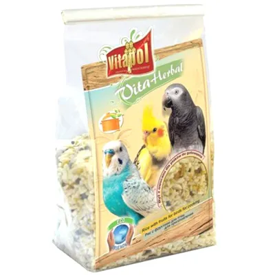 Obrázek produktu pro Vita Bylinná rýže na vaření s ovocem pro ptáky Vitapol 130 g