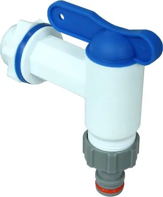 Produktbild von Kunststof reservekraan für Regenrohr - weiß - 1 Stück