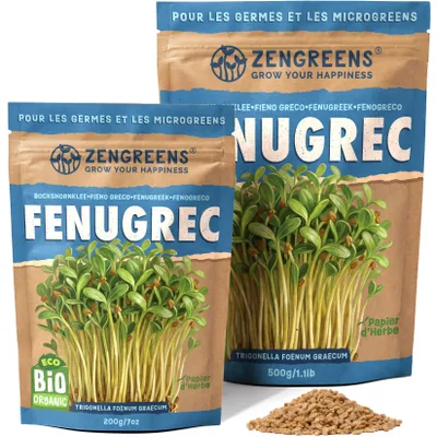 Image de ZenGreens® Graines à Germer & Micropousses- Fenugrec - 500g