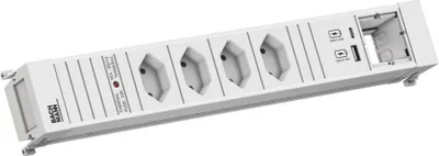 Produktbild von Bachmann Power Frame 4Xch 0° 1Xcm 1Xusb A/C 22W 0,2M Gst18