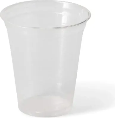 Produktbild von PLA-Becher 300 ml, Durchmesser 95 mm, 50 Stück.