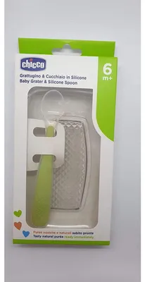 Immagine prodotto di Chicco: grattugia e cucchiaio in silicone 6 mesi+