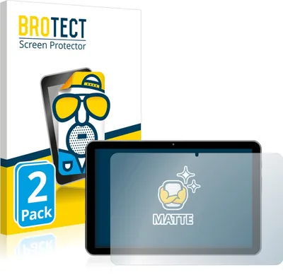 Produktbild von 2x BROTECT Schutzfolie für Peaq PET 1008 Displayschutz Displayschutzfolie Folie Matt Entspiegelungsfolie