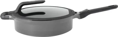 Obrázok produktu pre BergHOFF Gem 2307421, 4,6 L, Kolo, Čierna, Liaty hliník, Čierna, Oddeliteľný, Protišmykový úchop
