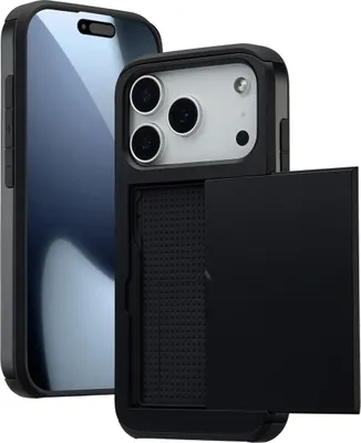 Produktbild von imoshion Backcover mit Kartenfach iPhone 17 Pro - Schwarz