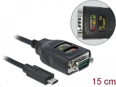 Immagine prodotto di DELOCK Adapter USB Type-C > 1 x Seriell RS-232 DB9