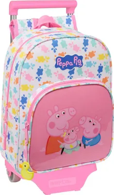 Obrázek produktu pro Školní batoh Peppa Pig Baby pig color 26 x 11 x 67 cm 26 x 34 x 11 cm