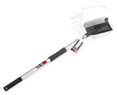 Produktbild von HEYNER® Auto Scheibenreiniger+Insektenentferner+Teleskop XL25 AluTeleskop 70-125cm faltbar 25cm breit Universal KFZ SUV