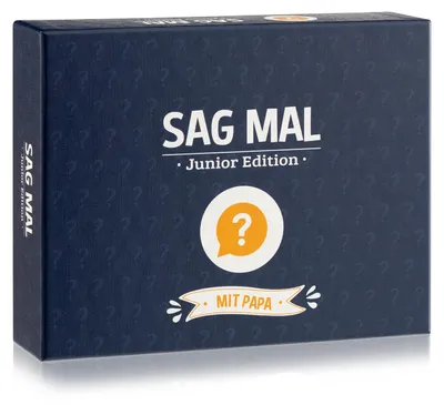 Produktbild von Sag mal... mit Papa - Junior Edition Kennenlernspiel 100+ Fragen Spieler:  2+ Alter: ab 8 Jahren