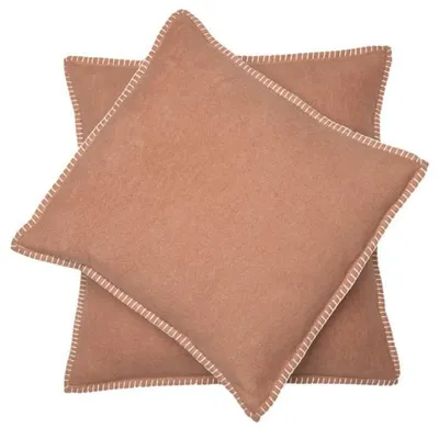 Produktbild von David Fussenegger Kissenhülle Sylt 'Uni' 50 x 50 cm Hellbraun