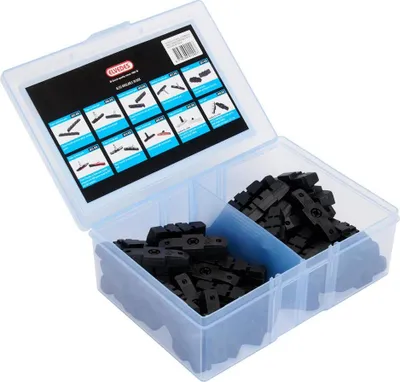 Produktbild von Elvedes Hydraulische Felgenbremsbeläge Gummi 50 Stück Schwarz