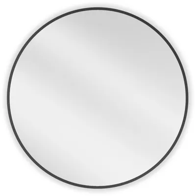 Zdjęcie produktu dla Mexen Loft lustro łazienkowe okragłe 70 cm, rama czarna - 9850-070-070-000-70