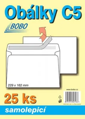 Obrázok produktu pre Samolepiace obálky C5 (balenie po 25 ks)