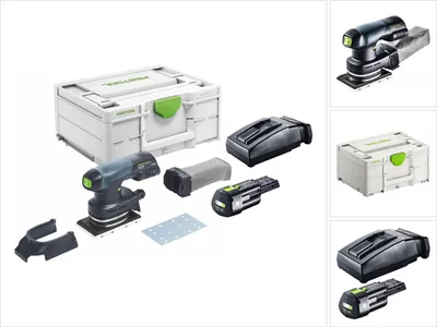 Produktbild von Festool RTSC 400-Basic Akku Rutscher 18 V 80 x 130 mm Brushless + 1x Akku 3,0 Ah + Ladegerät + Systainer