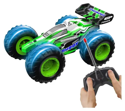 Immagine prodotto di Gear2Play, fuoristrada radiocomandato Thunder Buggy, scala 1:24 - Ruote grandi, clacson, adatto a bambini dai 8 anni in su
