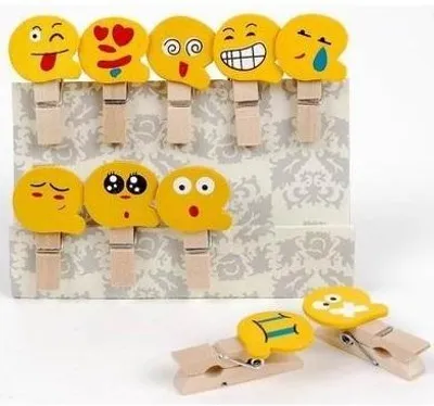 Zdjęcie produktu dla Kształty 04 Klipy ozdobne - Emotikony