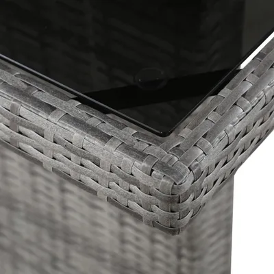 Immagine prodotto di Tavolo da Giardino 240x90x74 cm in Polyrattan e Vetro