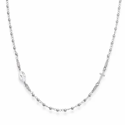Immagine prodotto di Halsketten Rosenkranz Amen Silber Von 50 cm bis 70 cm Kollektion Rosario - frau