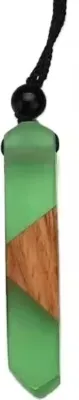 Immagine prodotto di Collana Slim Resin Verde - Eleganza Naturale e Design Minimalista KP32698